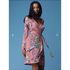 Coral DVF (Diane Von Furstenberg) Wrap Dress